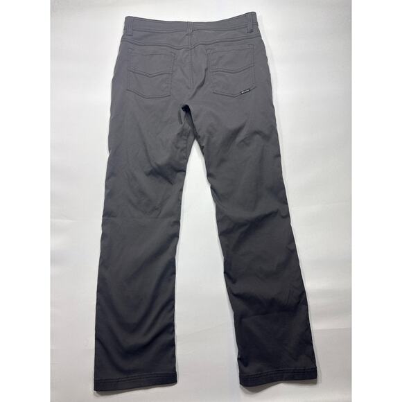 PrAna Men's Standard Fit Gray Brion Pant II Hiking Pants - Size 33x32 (33x31) - Picture 2 of 5